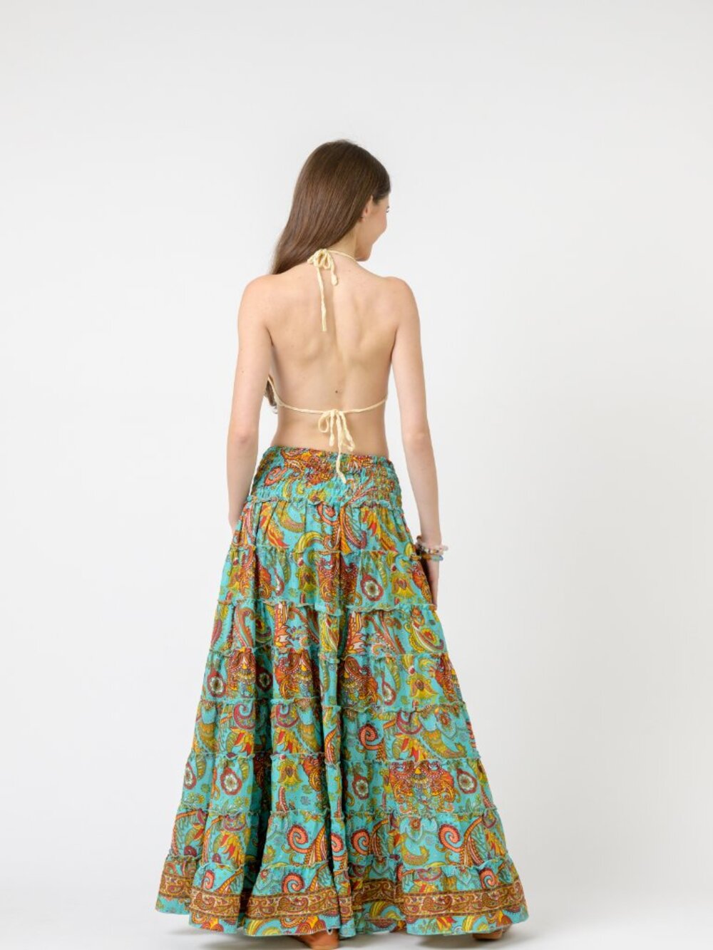 22.) Rhea Layered Print Ruffle Skirt (Assorted) - Picture 10 of 15